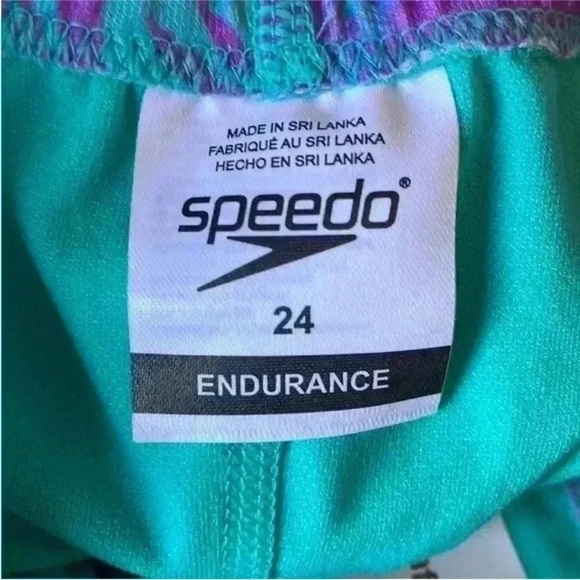 Speedo Printed The One 462 One-Piece Swimsuit in Mini Palms Size 24 NWT - Picture 5 of 7